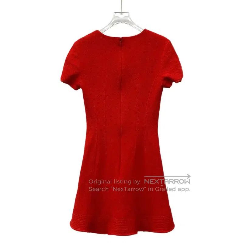 Dior Dior Red Wool Women's Dress . Size M / US 6-8 / IT 42-44 - 2 Thumbnail