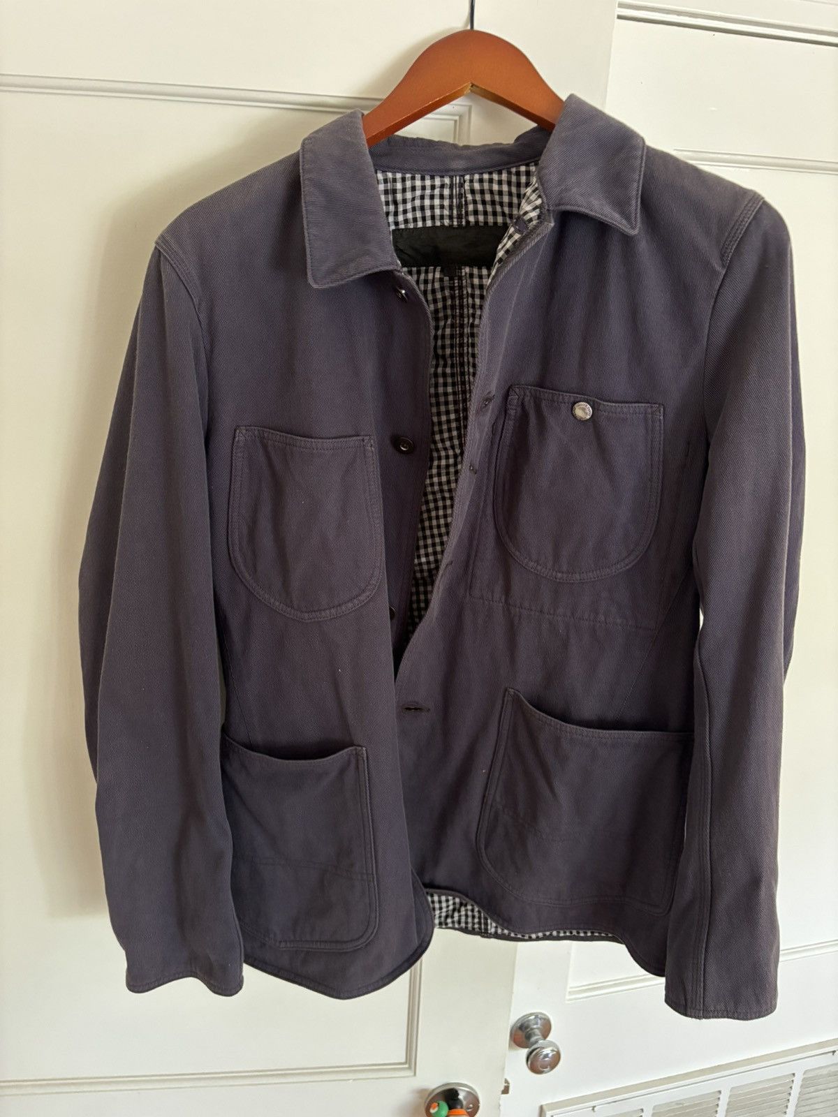Comme des Garcons Homme CDG Hommes Blue Jacket Size US S / EU 44-46 / 1 - 1 Thumbnail