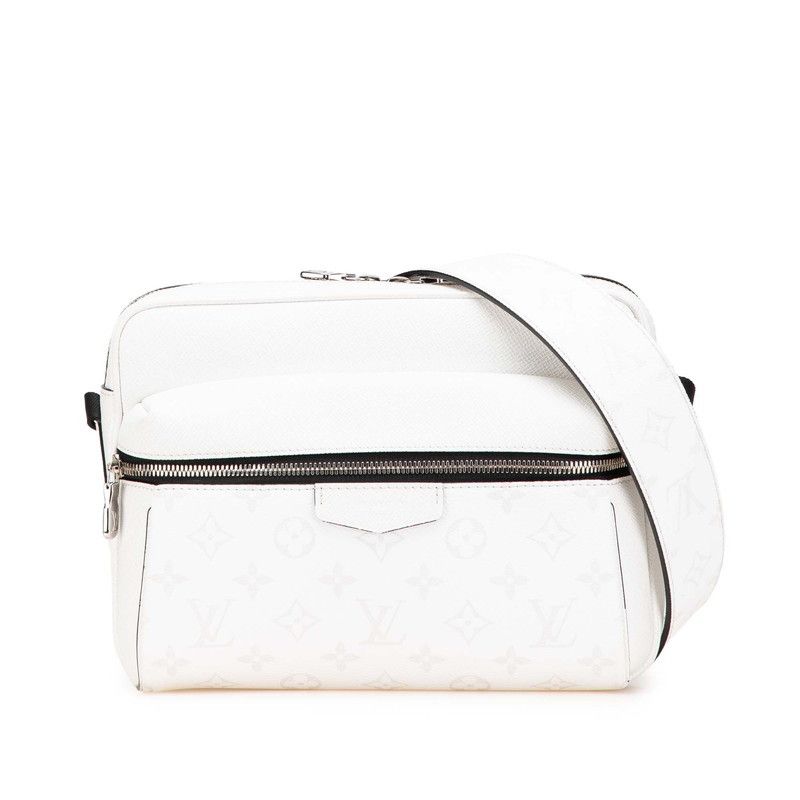 Louis Vuitton Louis Vuitton Outdoor Messenger Pm Taigarama Pvc Leather Messenger Bag Canvas Crossbody Bag M30243 in White