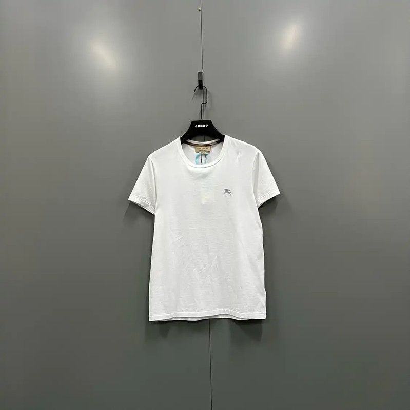 Burberry Burberry Women's Embroidered White Summer T-Shirt Size M / US 6-8 / IT 42-44 - 1 Thumbnail