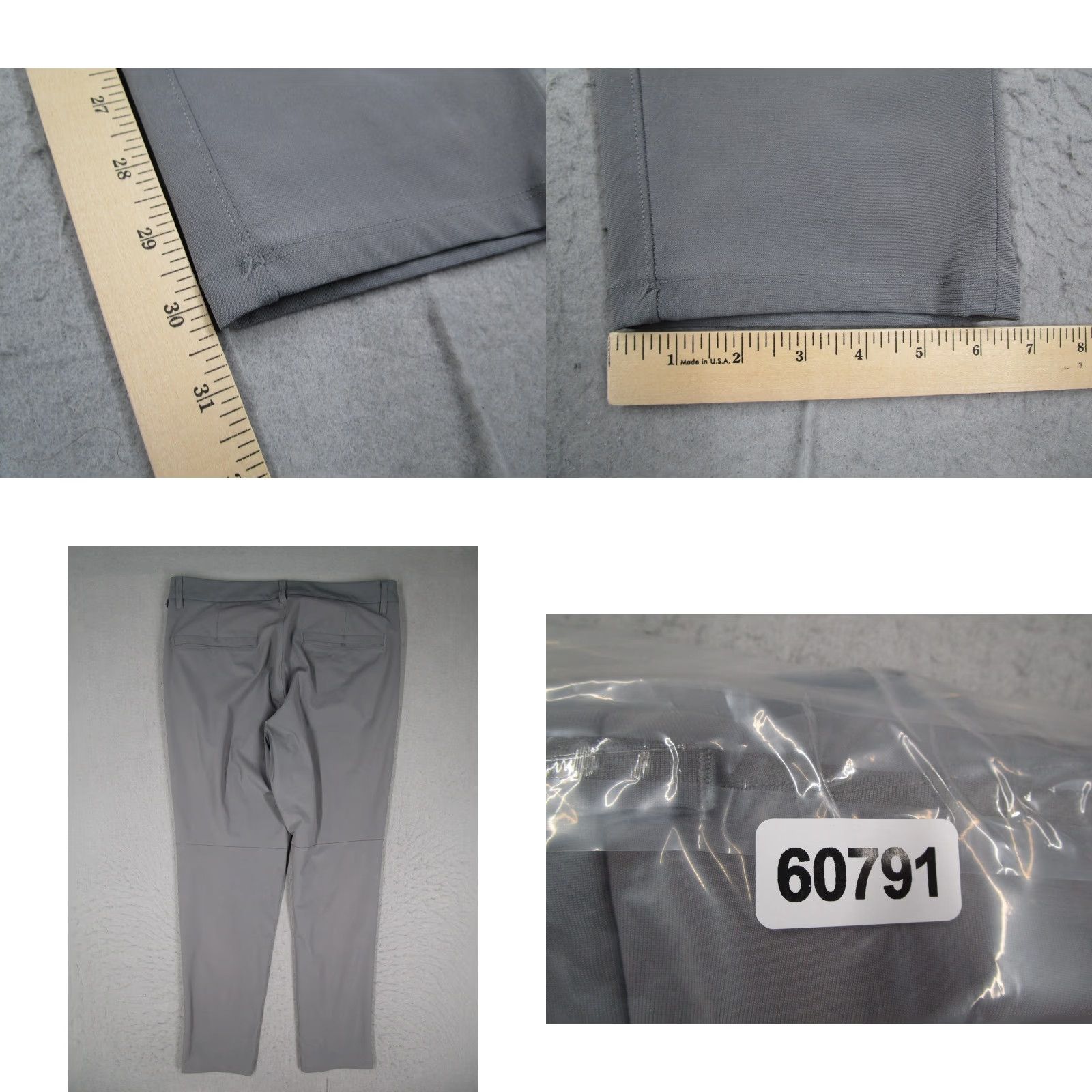 Lululemon Lululemon Pants Mens 34x31 Gray Commission Slim Leg Travel Golf Performance Size US 34 / EU 50 - 8 Thumbnail
