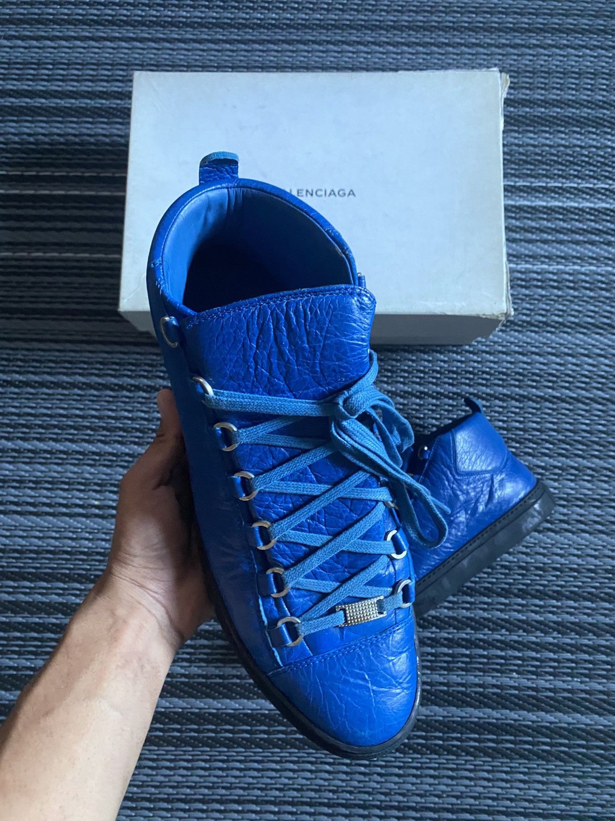 Balenciaga arena high blue clearance