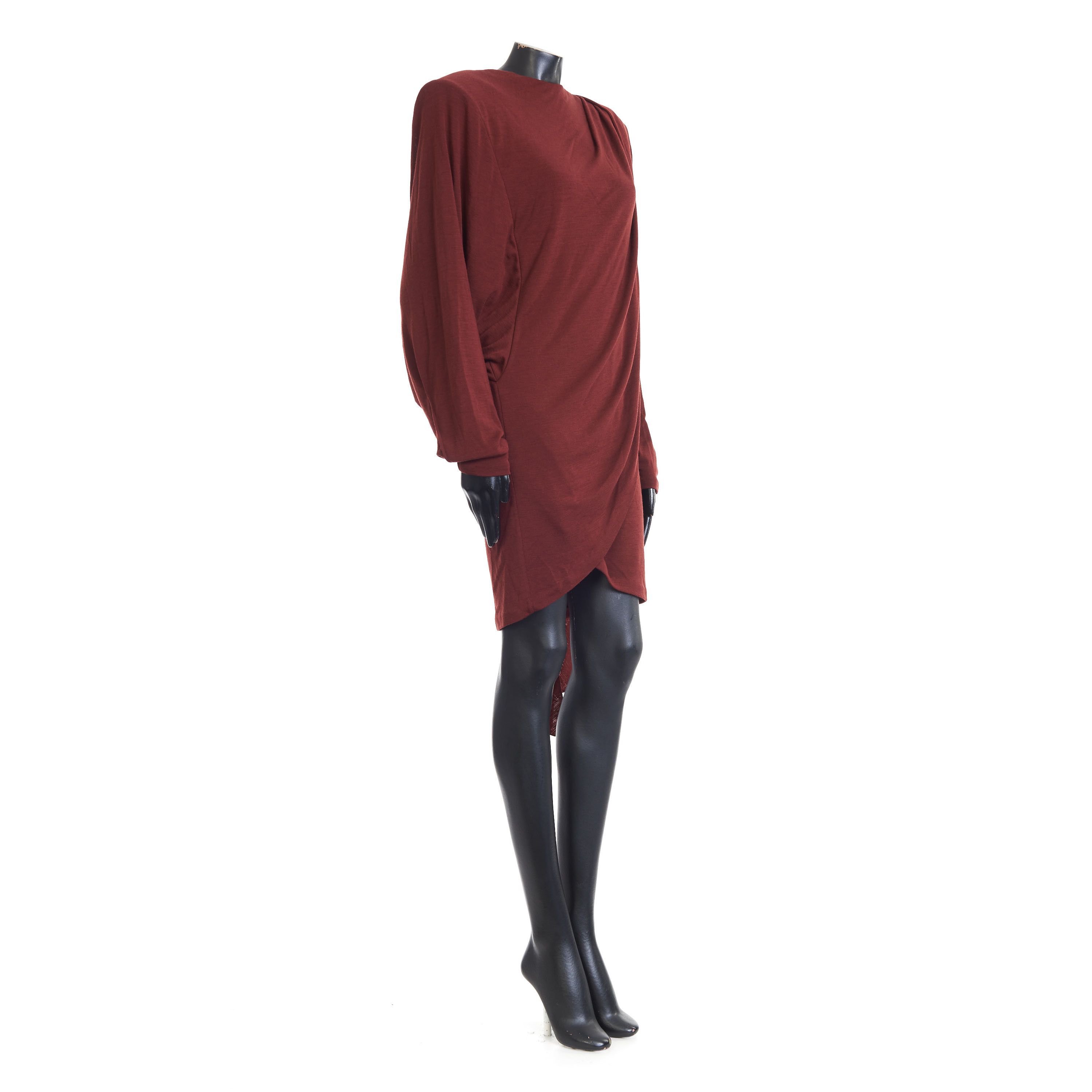 Saint Laurent Paris Draped Dress In Wool Jersey Size M / US 6-8 / IT 42-44 - 8 Thumbnail