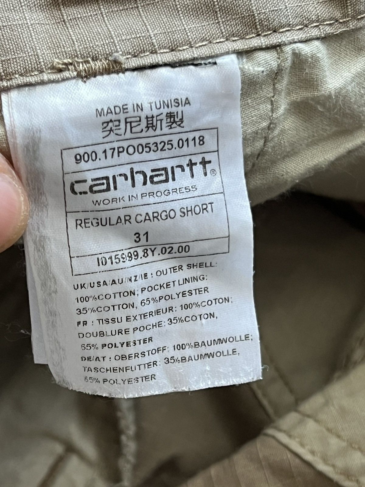 Carhartt Carhartt Cargo Shorts Size US 31 - 5 Thumbnail