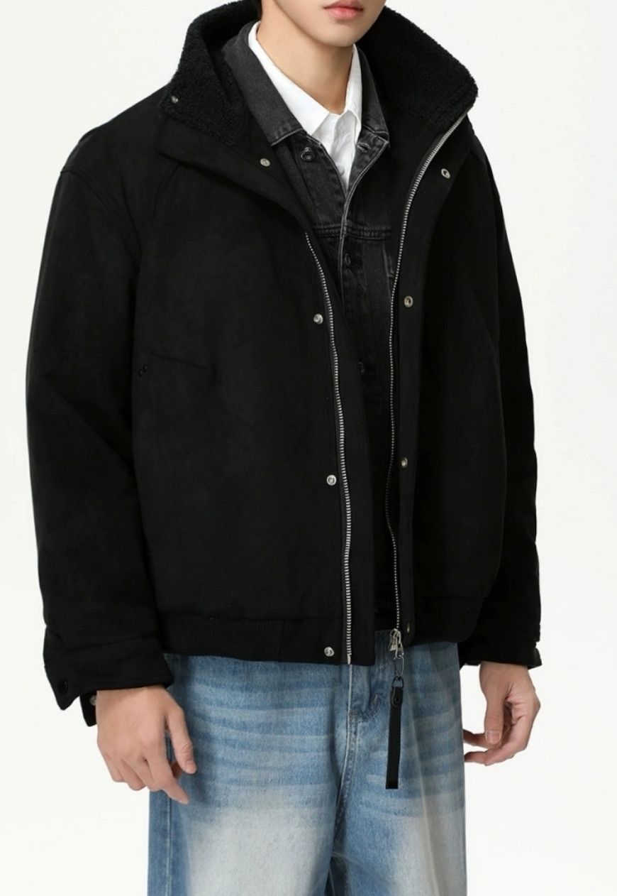 Other Men’s Stand-up collar warm fleece quilted jacket Size US M / EU 48-50 / 2 - 5 Thumbnail