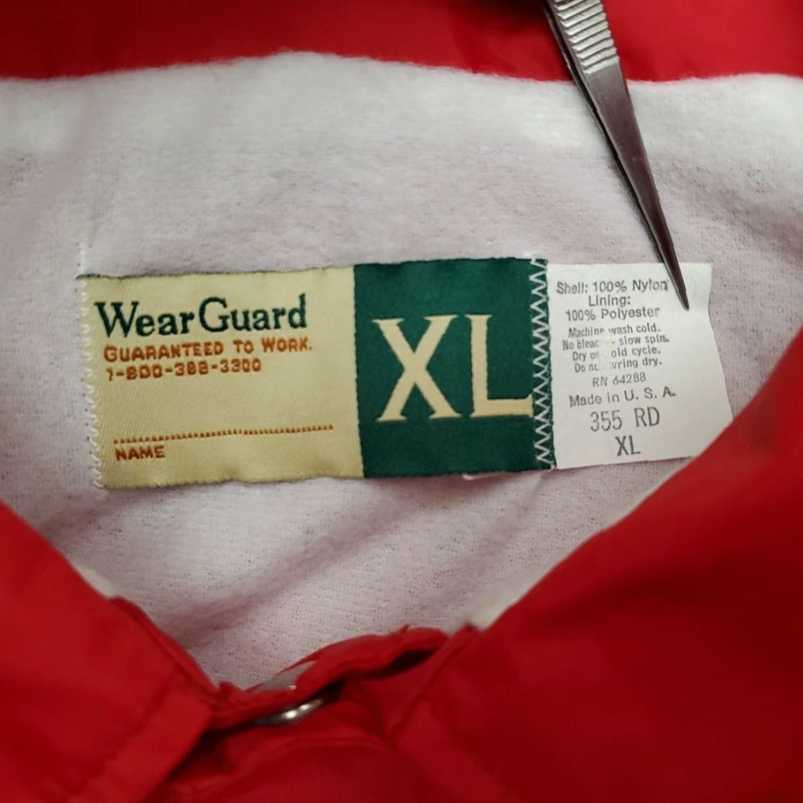 Vintage VINTAGE VTG Windbreaker Jacket Mens XL Red Nylon Whittier Alaska Nylon Lined Made in USA Size US XL / EU 56 / 4 - 5 Thumbnail