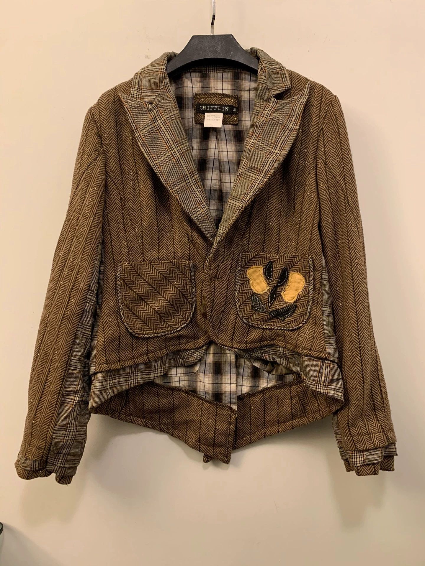 Other French Vintage Check Pleated Wool Tweed Suit M Size M / US 6-8 / IT 42-44 - 7 Thumbnail