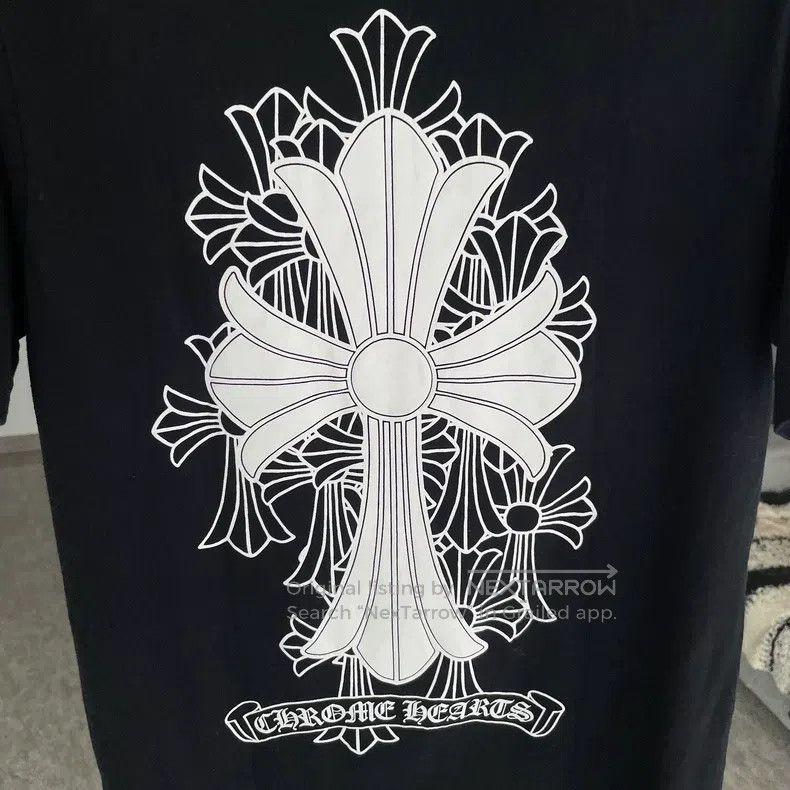 Chrome Hearts CHROME HEARTS Size S Black Phantom Cross Short Sleeve Size US S / EU 44-46 / 1 - 3 Thumbnail