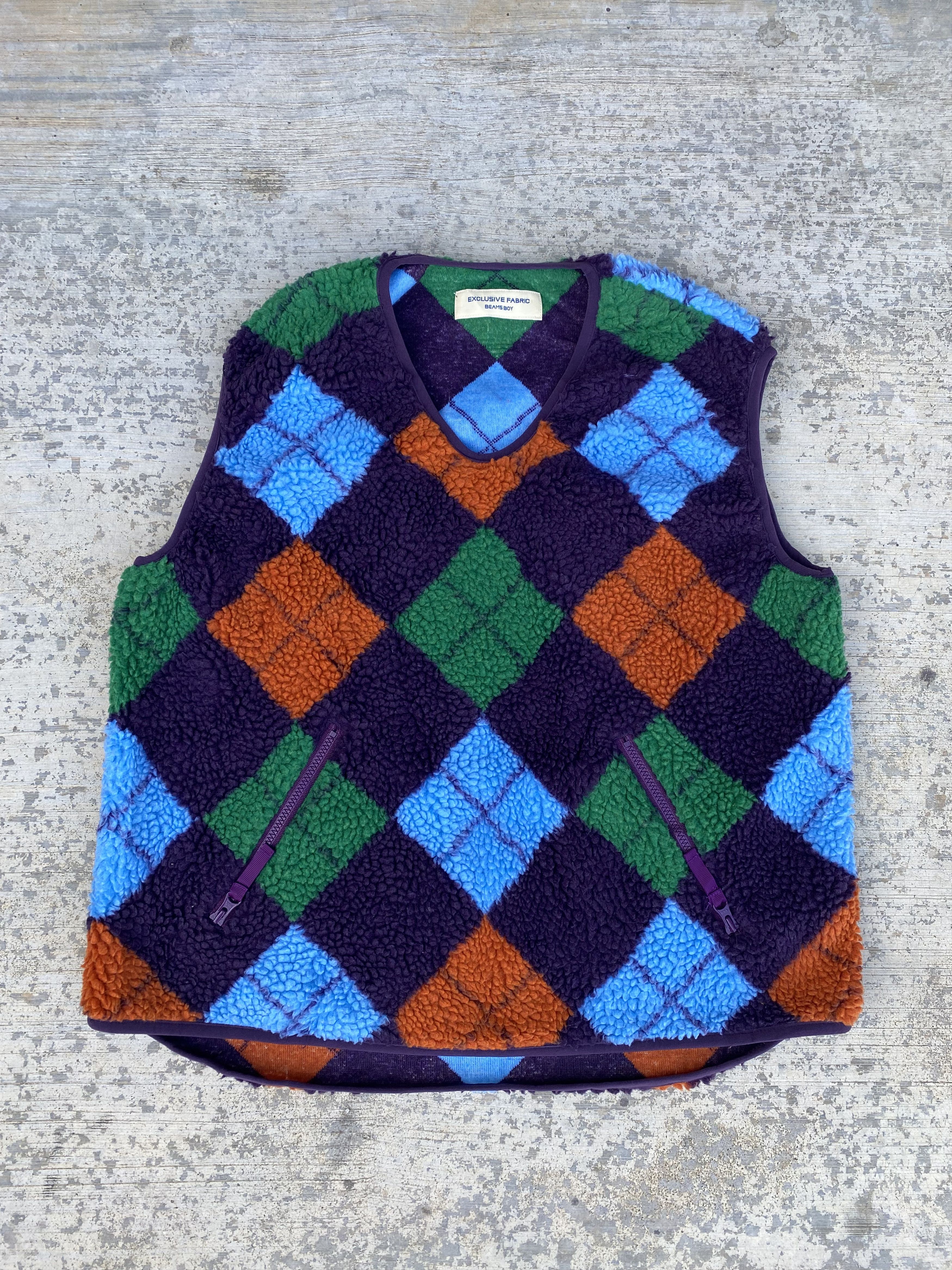 Beams Japan BEAMS BOY jacquard Boa Pullover Vest Size M / US 6-8 / IT 42-44 - 1 Thumbnail