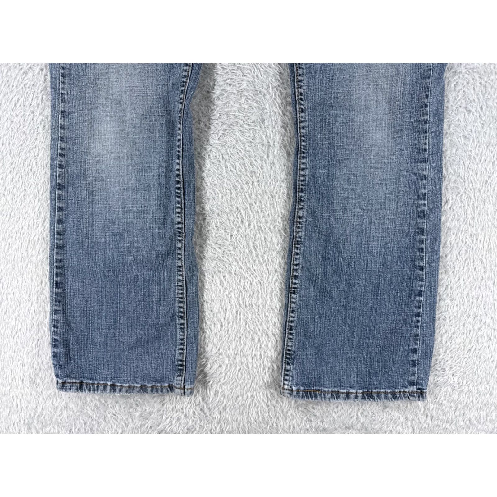 Lee Lee Women's Blue Denim Bootcut Pants 10P Regular Fit Low Rise Stretch Casual Jeans Size 32" / US 10 / IT 46 - 2 Thumbnail