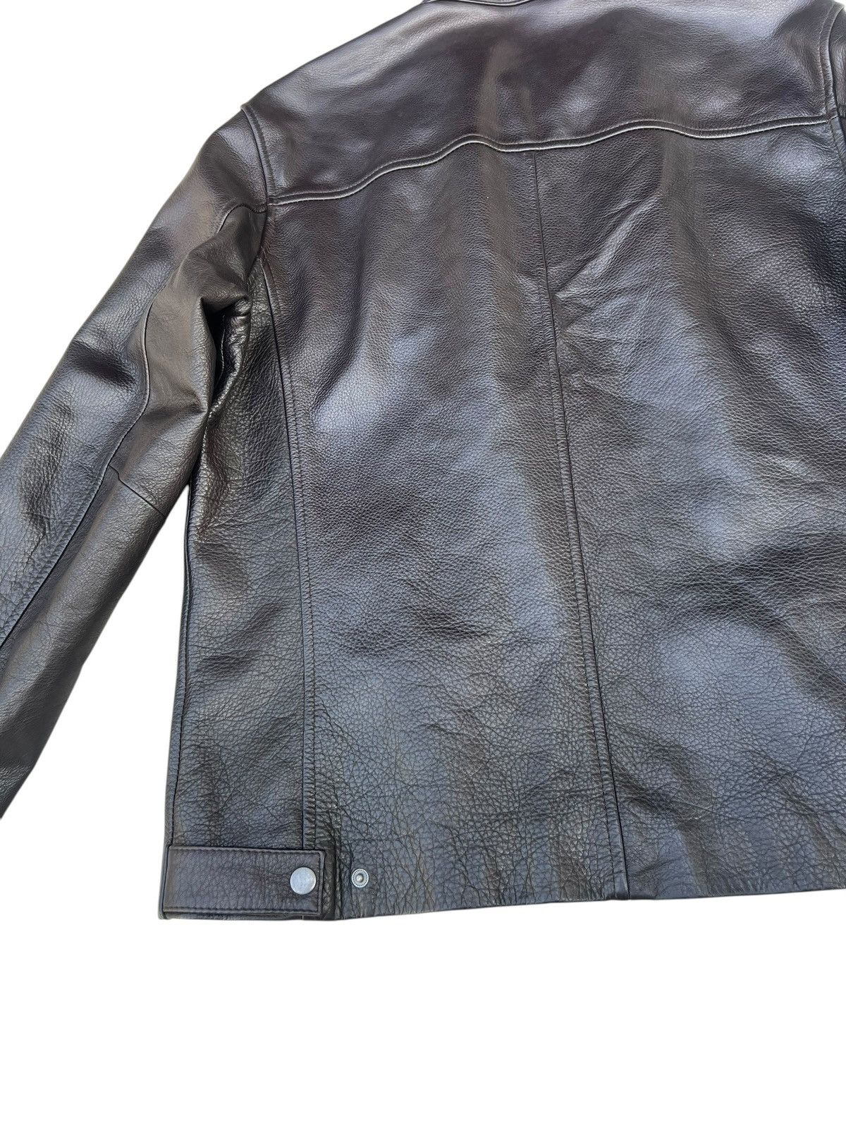Reiss REISS Knox Cow Leather Jacket Racer Size US XL / EU 56 / 4 - 23 Thumbnail