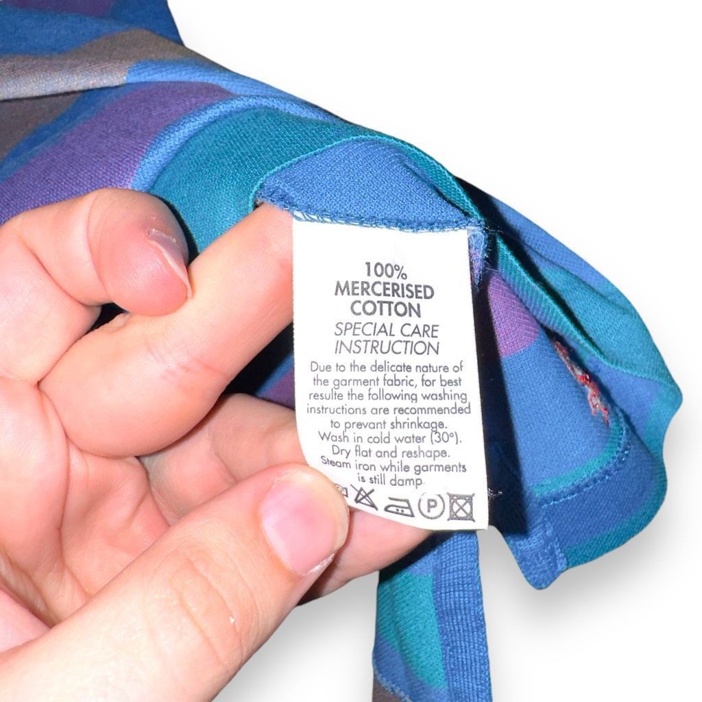 Other Jeff Rose Multicolored Stripe Italian Cotton Polo Shirt Sz M Size US M / EU 48-50 / 2 - 7 Thumbnail