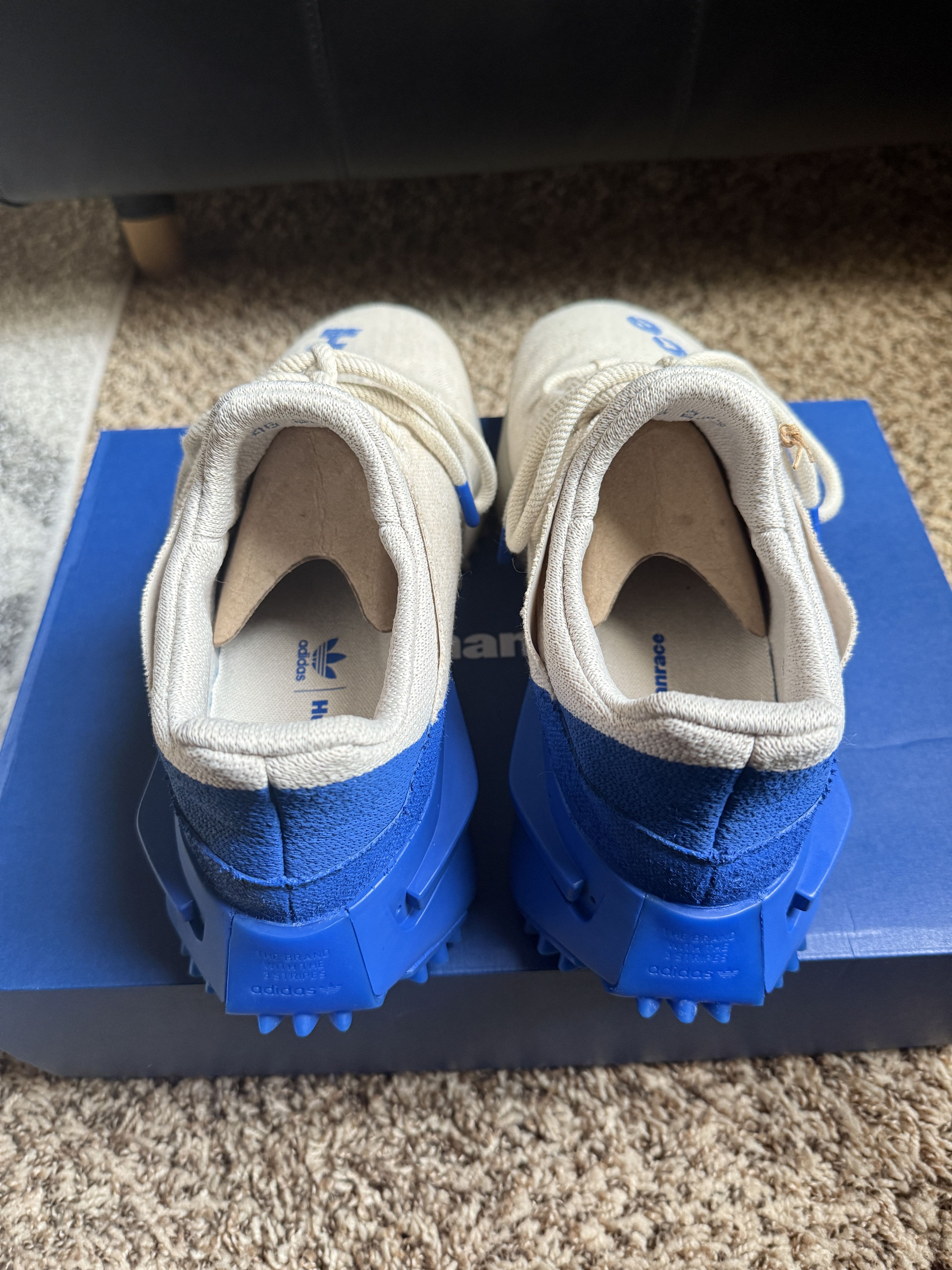 Adidas × Pharrell Pharrell Humanrace NMDs Blue Size US 12 / EU 45 - 11 Thumbnail