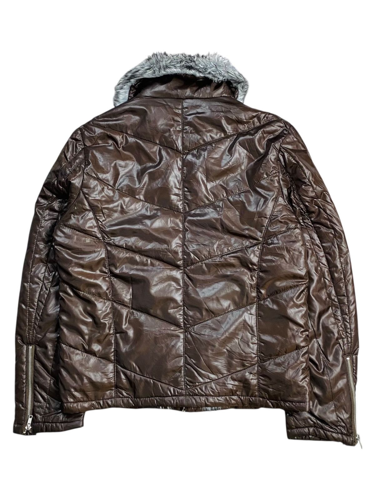 Tornado Mart RESTOCK Spinach - Vkei Style Trim Fur Jacket Size US M / EU 48-50 / 2 - 4 Thumbnail