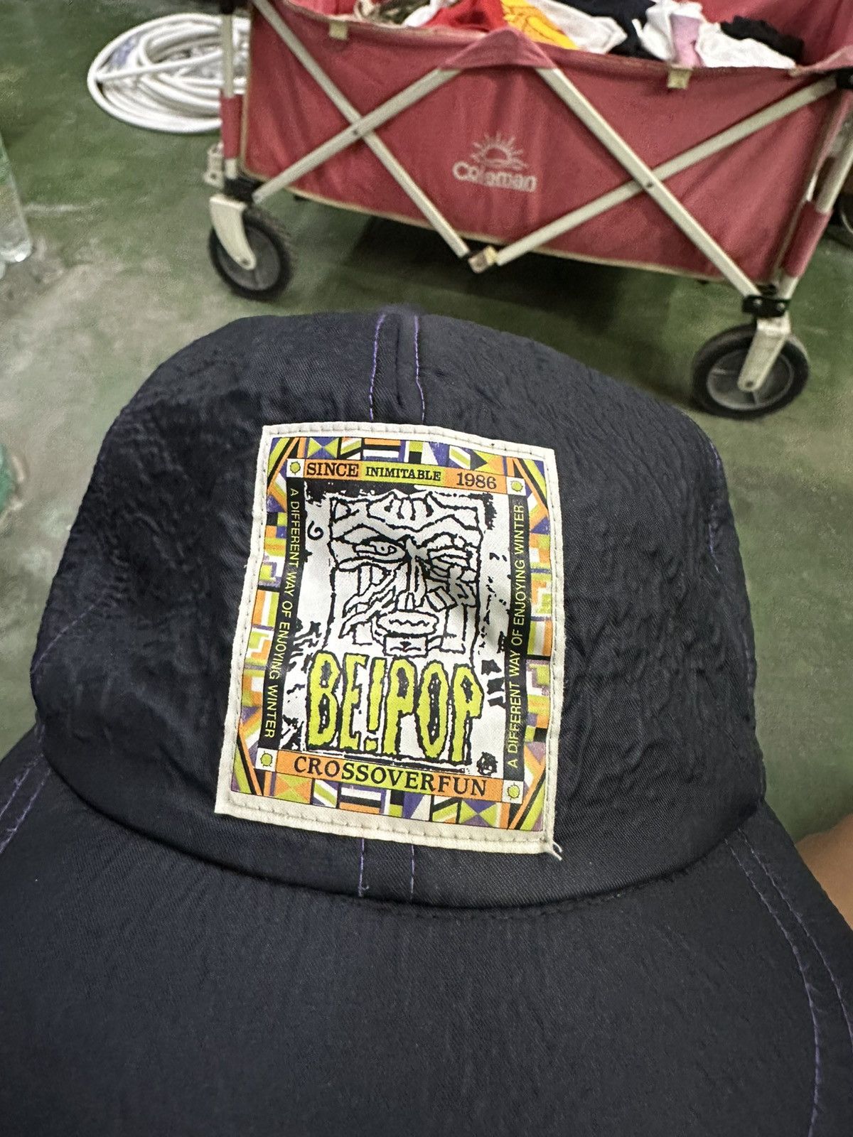 Japanese Brand Vintage BE!POP Cap 1990s Japan Brand Size ONE SIZE - 2 Thumbnail