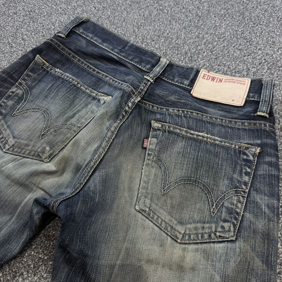 If Six Was Nine Archives ‼️ Japanese Edwin 503 Rusty Heavy Faded Wash Denim Size US 28 / EU 44 - 8 Thumbnail