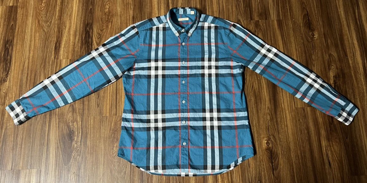 Vintage Burberry Nova Check Shirt Size S, Grailed