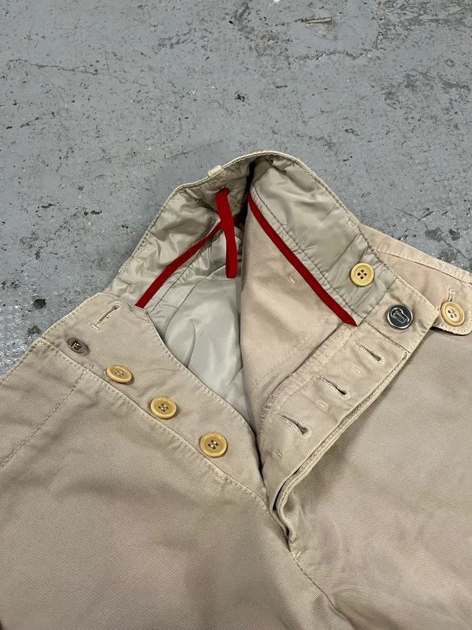 Prada × Vintage 2000s Prada Beige Contemporary Utility Pants Size US 30 / EU 46 - 16 Thumbnail