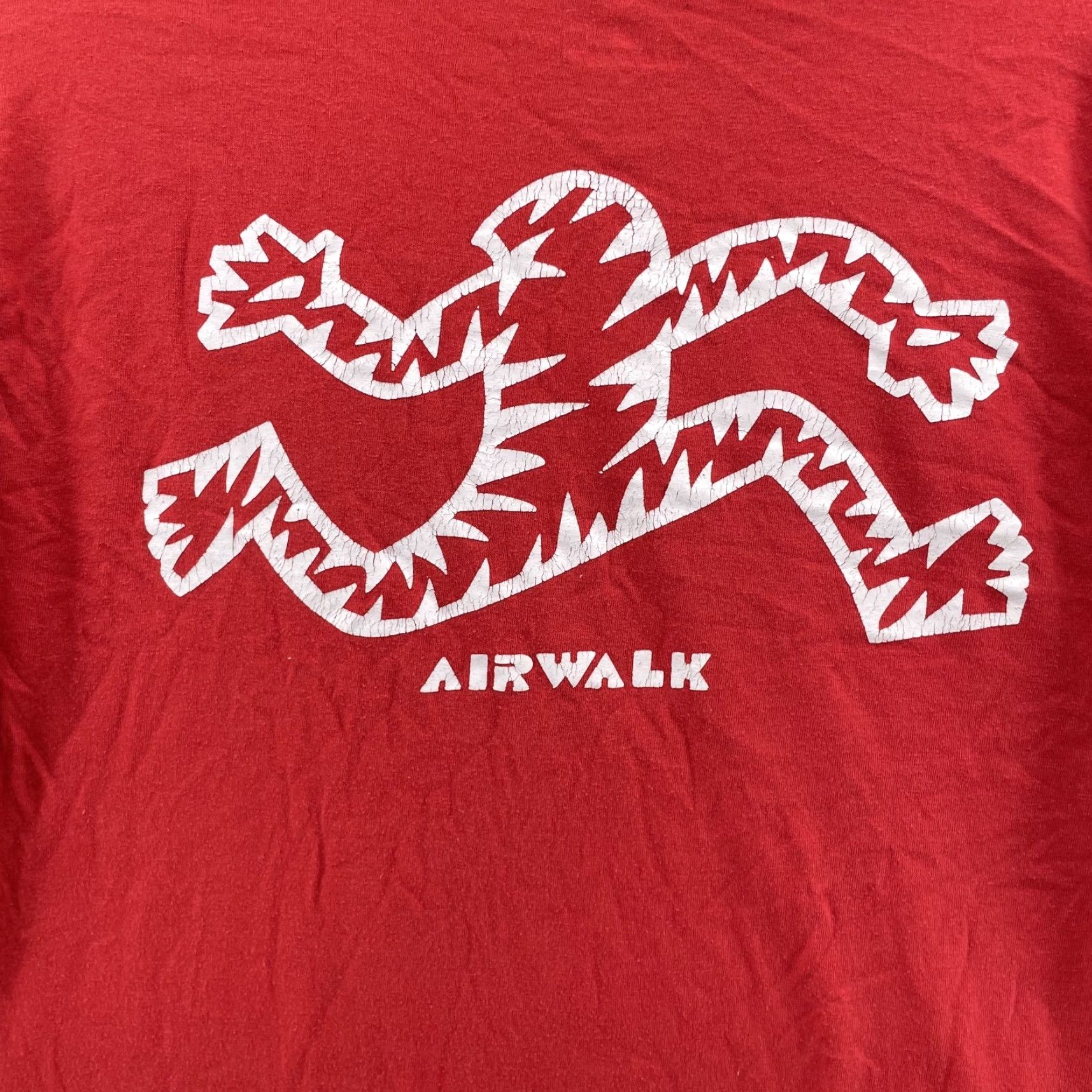 Airwalk Airwalk T-Shirt Mens M Skater Relaxed Surfer Rocker Streetwear Y2K Gorpcore Red Graphic Print Long Sleeve Crew Neck Licensed? Size US M / EU 48-50 / 2 - 6 Thumbnail