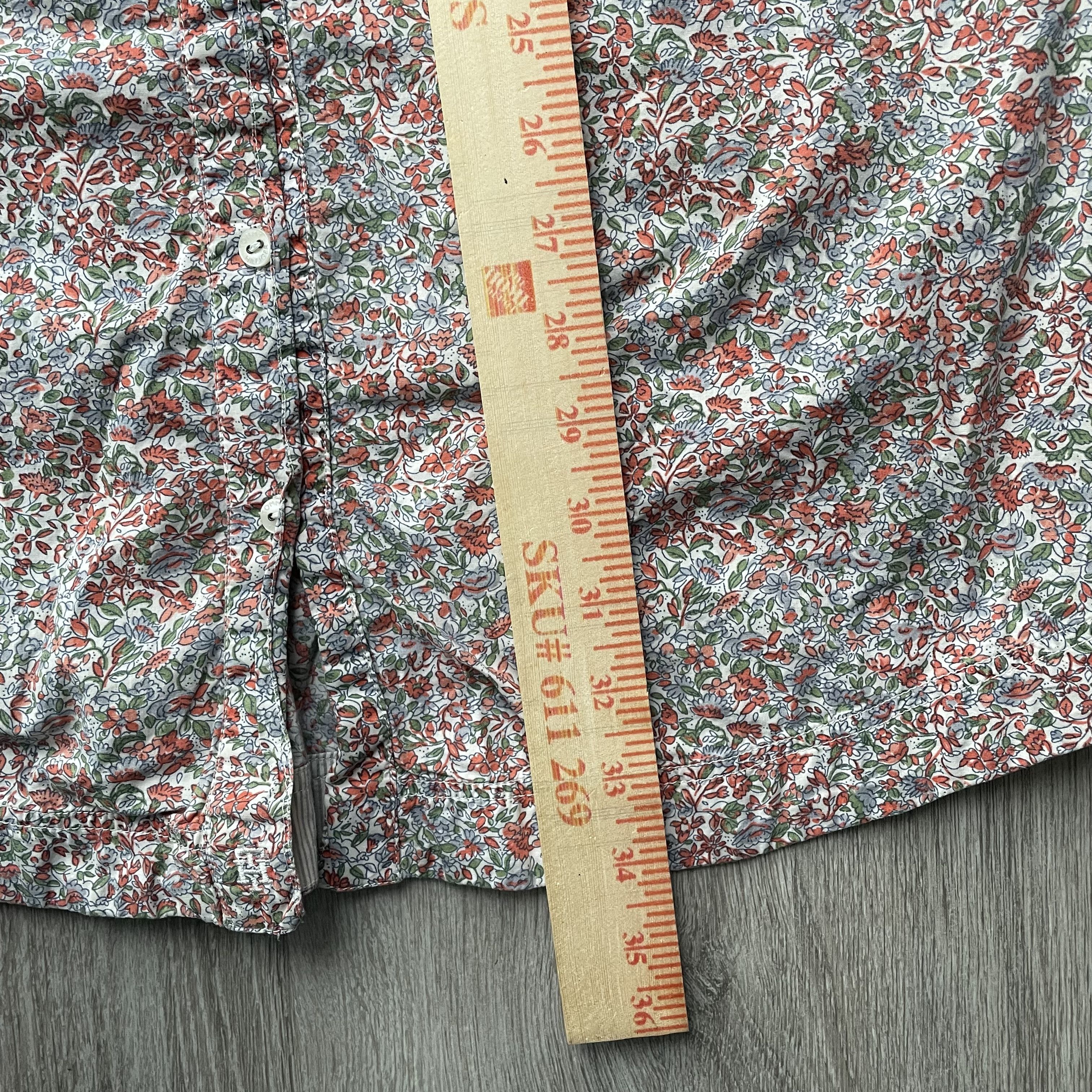 Tommy Hilfiger Tommy Hilfiger Floral Cotton Shirt Dress Roll-Tab Sleeve S Size S / US 4 / IT 40 - 11 Thumbnail