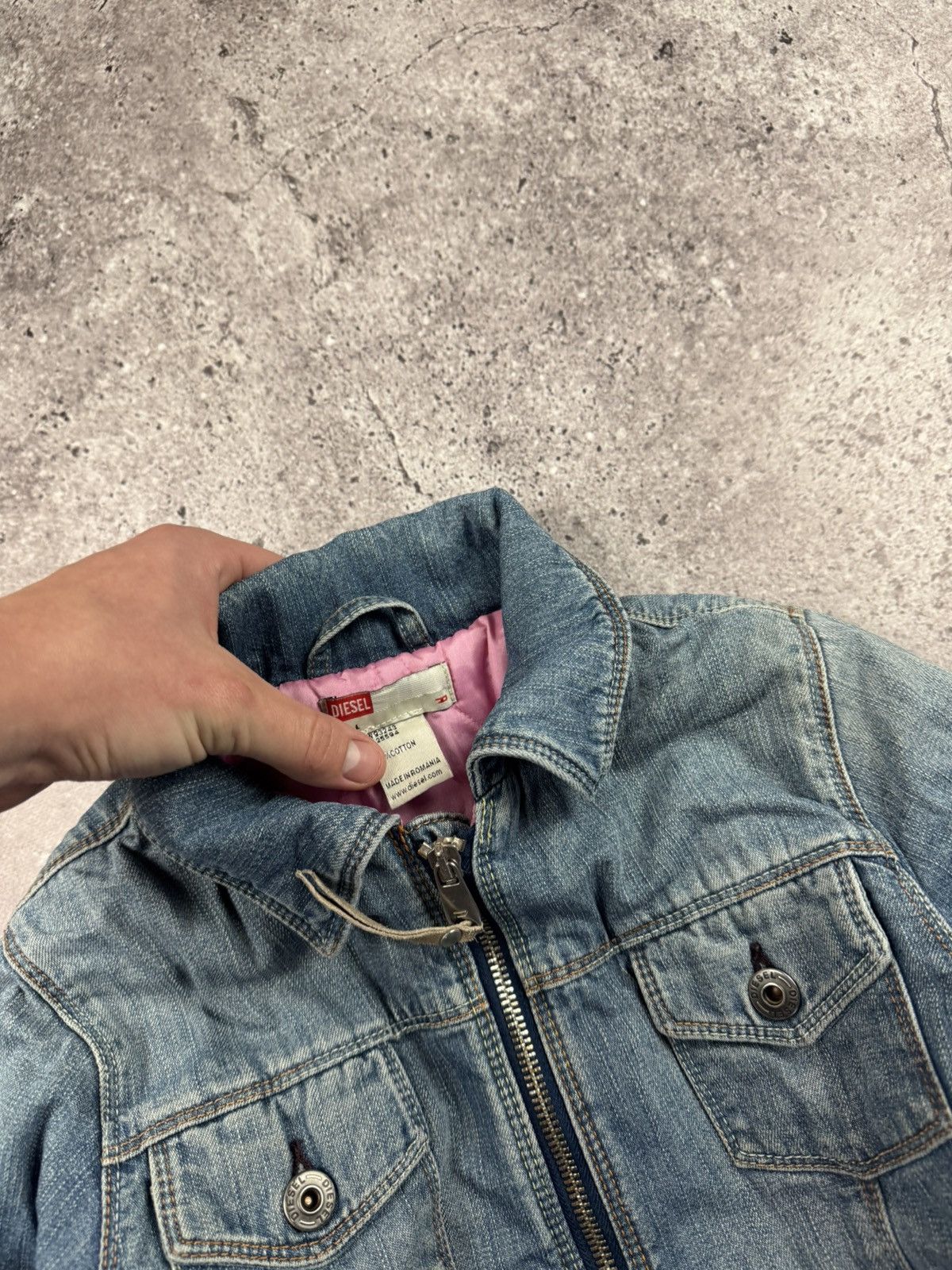 Diesel Avant Garde Diesel Denim multipocket Jacket Women Japanesse Size XXS / US 00 / IT 34 - 3 Thumbnail