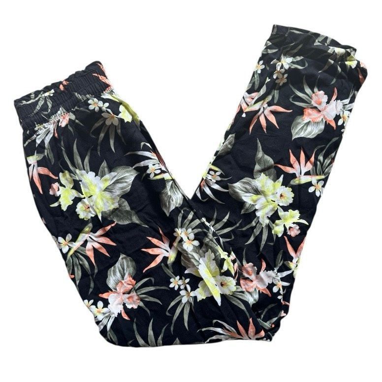 H&M H&M Divided Floral Pull-On Pants – US 2 Size 26" / US 2 / IT 38 - 2 Thumbnail