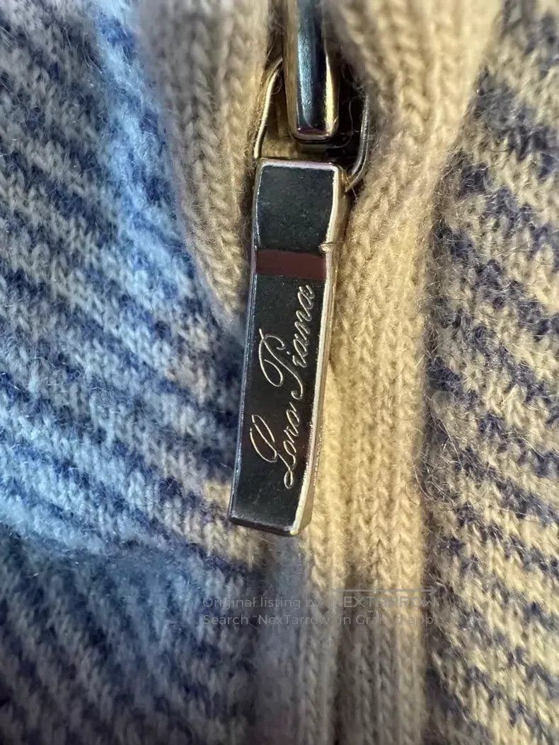 Loro Piana Loro Piana Men's Cashmere Zip Knit Sweater Size US M / EU 48-50 / 2 - 6 Thumbnail