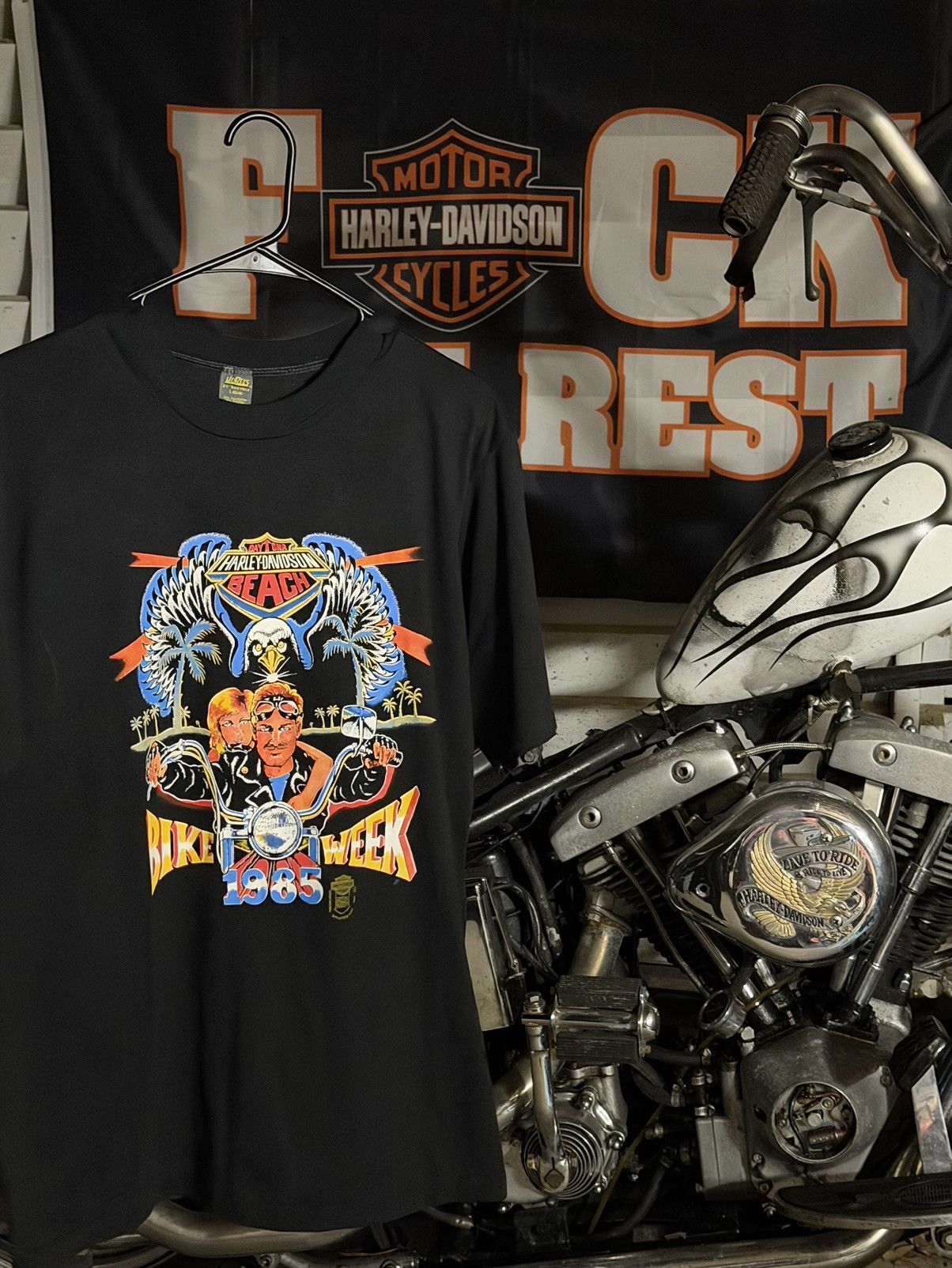 Harley Davidson Rare 1985 Harley Davidson X Daytona bike week Size US L / EU 52-54 / 3 - 1 Thumbnail