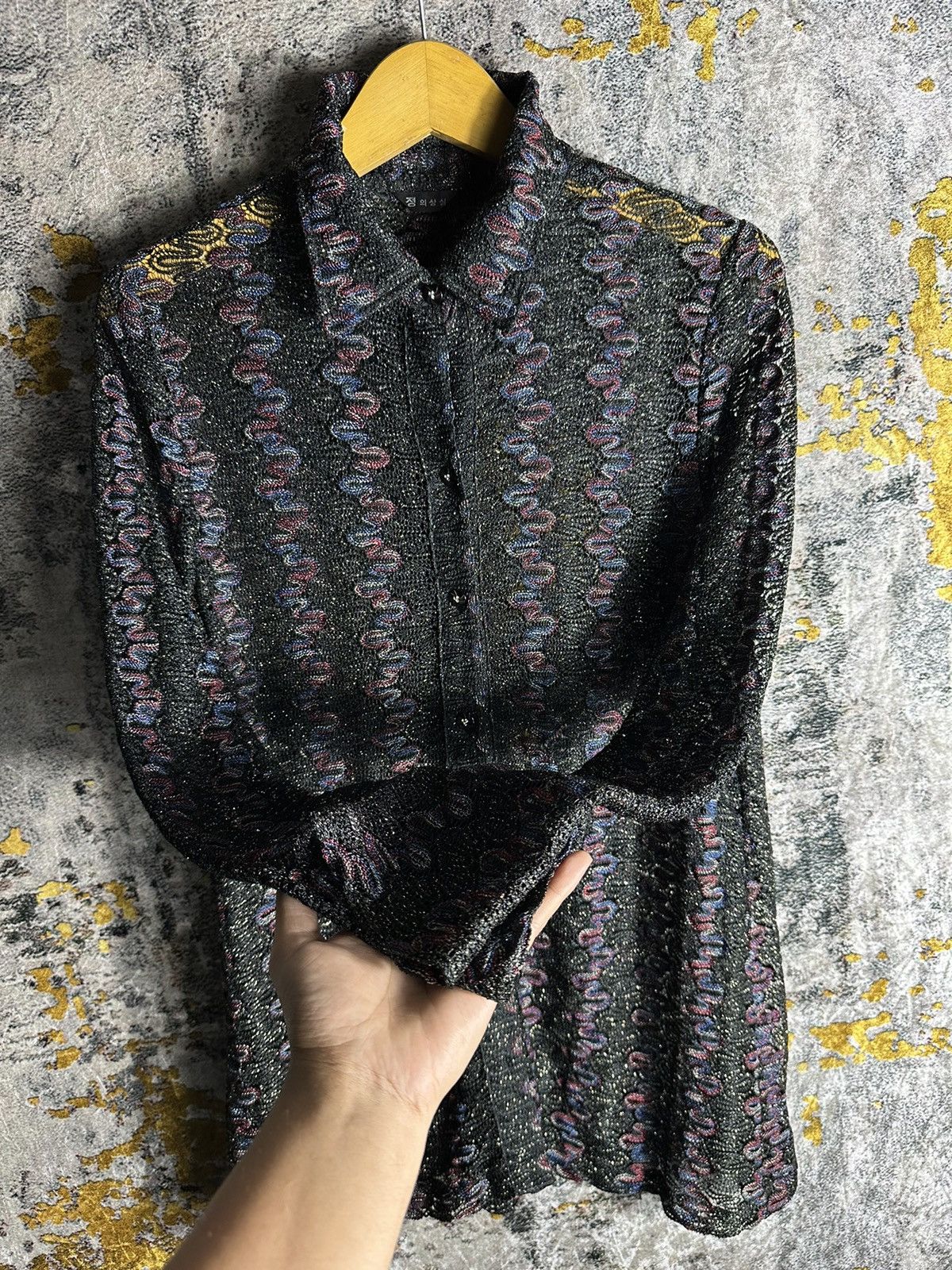 Hysteric Glamour HYSTERIC I6W9 LGB STYLE TRANSPARENT LIKE A SNAKE SHIRT Size US M / EU 48-50 / 2 - 3 Thumbnail