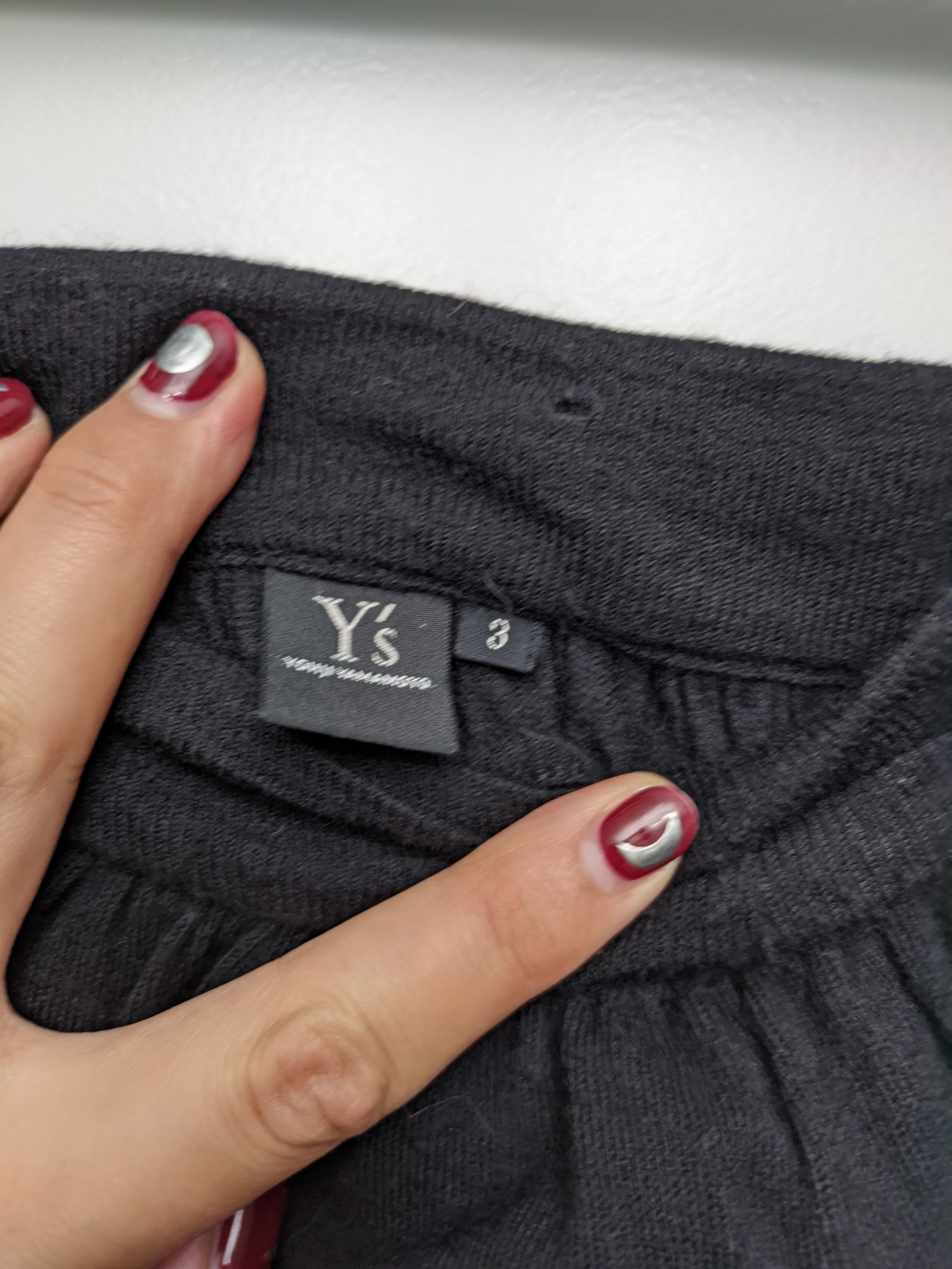 Yohji Yamamoto Y's Yohji Yamamoto Wool Midi Skirt Size 32" / US 10 / IT 46 - 3 Thumbnail