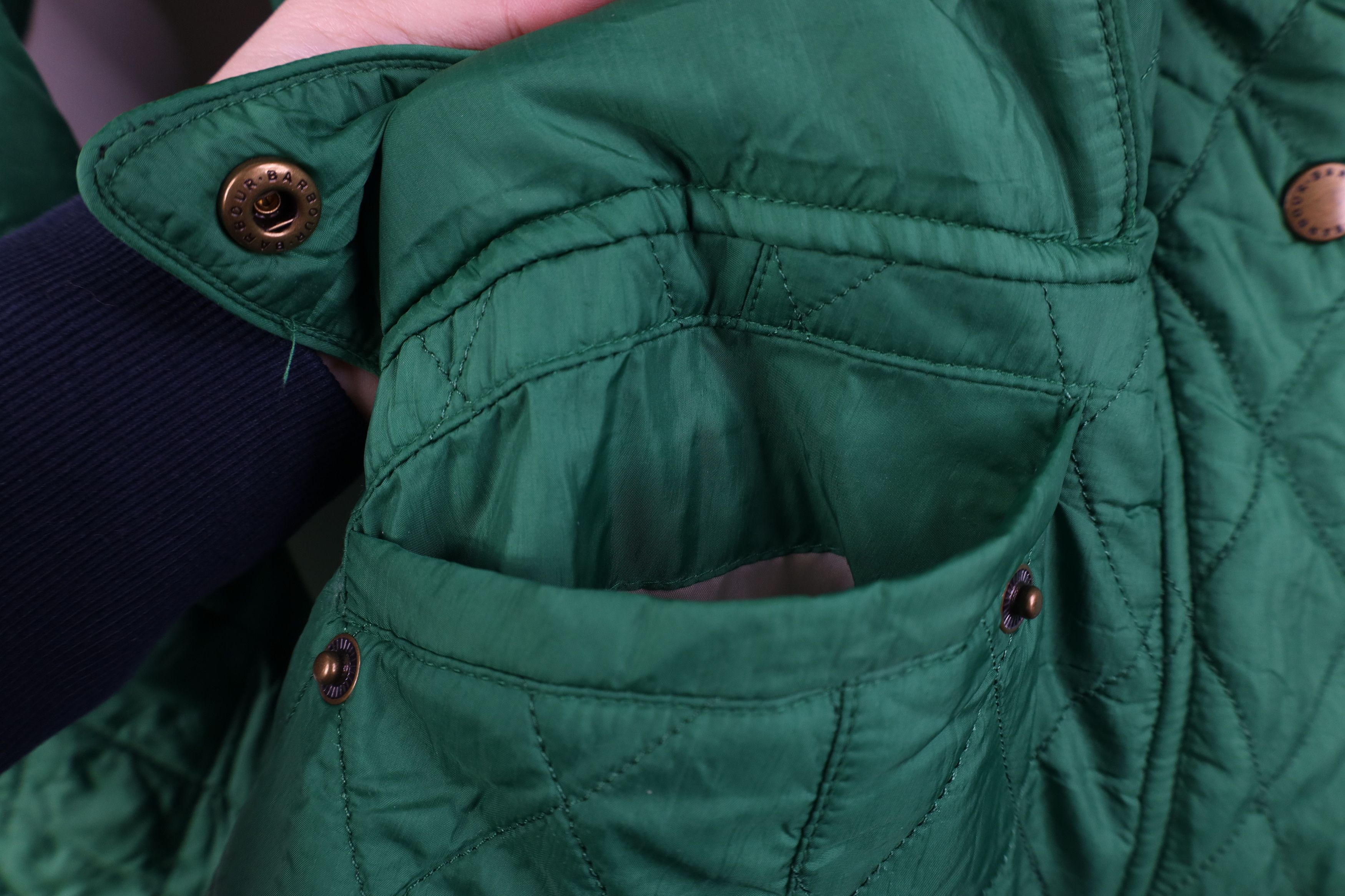 Barbour Barbour Cavalry Quilted Full Zip Jacket Kelly Green Size L / US 10 / IT 46 - 6 Thumbnail
