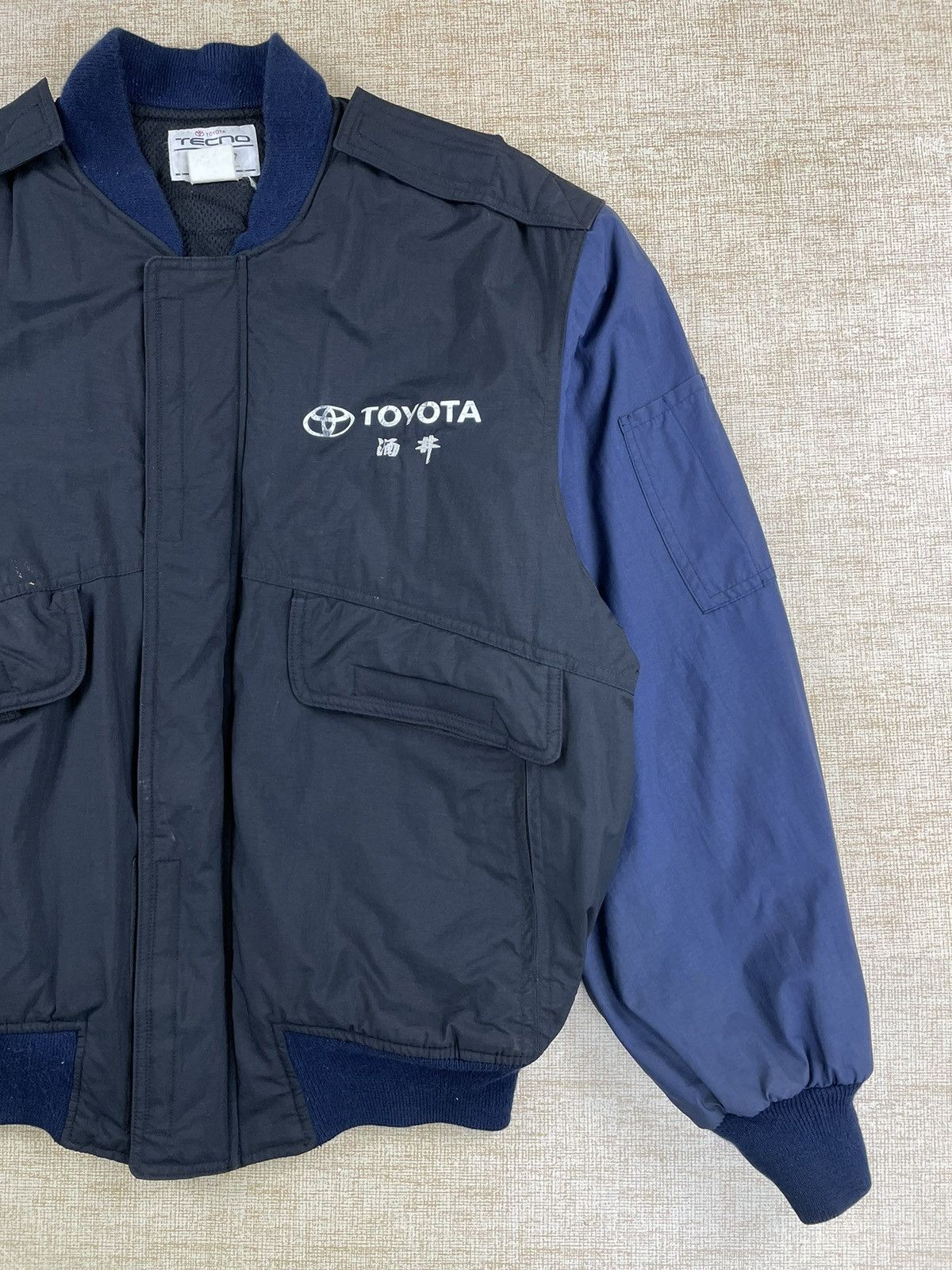 Vintage Vintage Toyota Techno Japan Racing Bomber Jacket Size US L / EU 52-54 / 3 - 3 Thumbnail