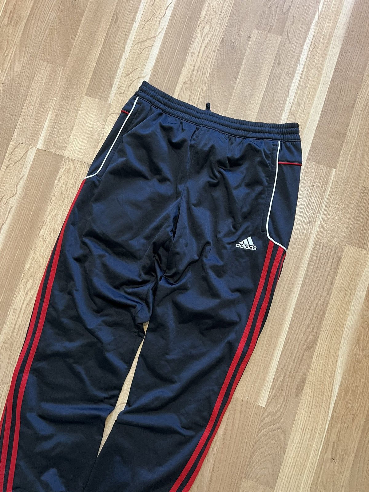 Adidas × Vintage Adidas Milan styled sweatpants vintage drill Size US 31 - 3 Thumbnail