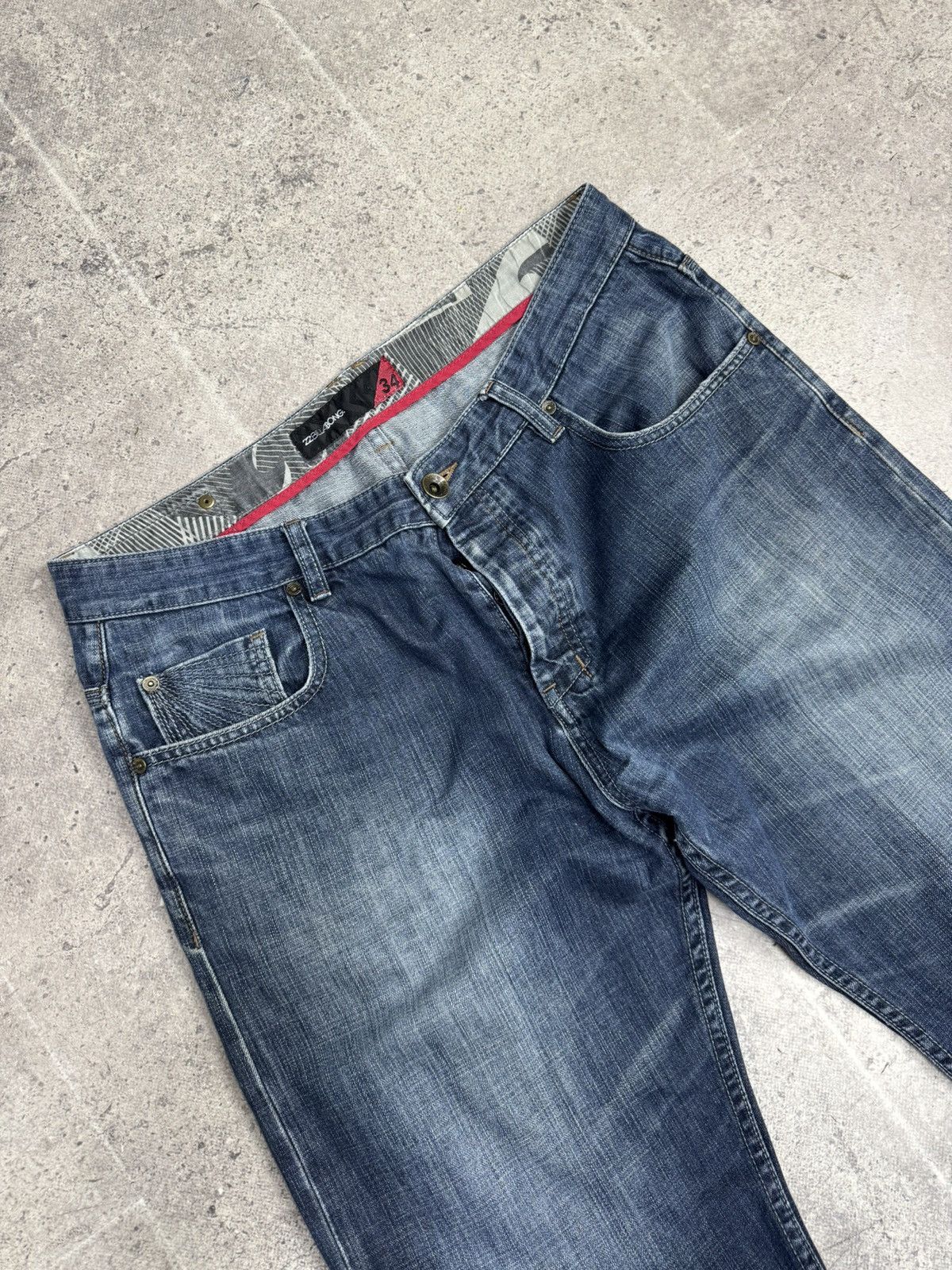 Billabong Wow😻VINTAGE CARGO MULTI-POCKET STREETWEAR FUBU DENIM EVISU Size US 34 / EU 50 - 4 Thumbnail