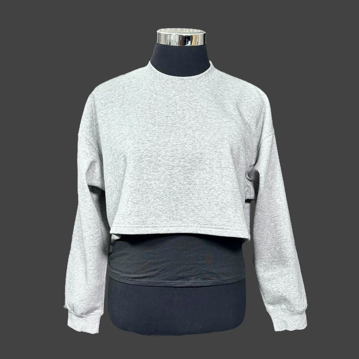 Other IVL Collective Women’s Crewneck Sweatshirt Fleece Grey Sz M Size M / US 6-8 / IT 42-44 - 2 Thumbnail