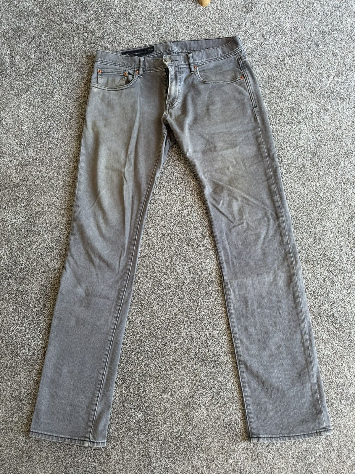 Armani Exchange Armani Exchange grey denim Size US 31 - 1 Thumbnail