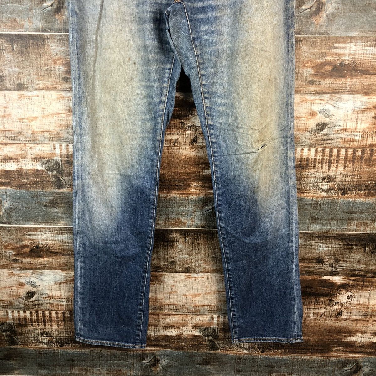 Levi's DLL Levis 551 faded Blue jeans Denim Pants #C189 Size US 31 - 6 Thumbnail
