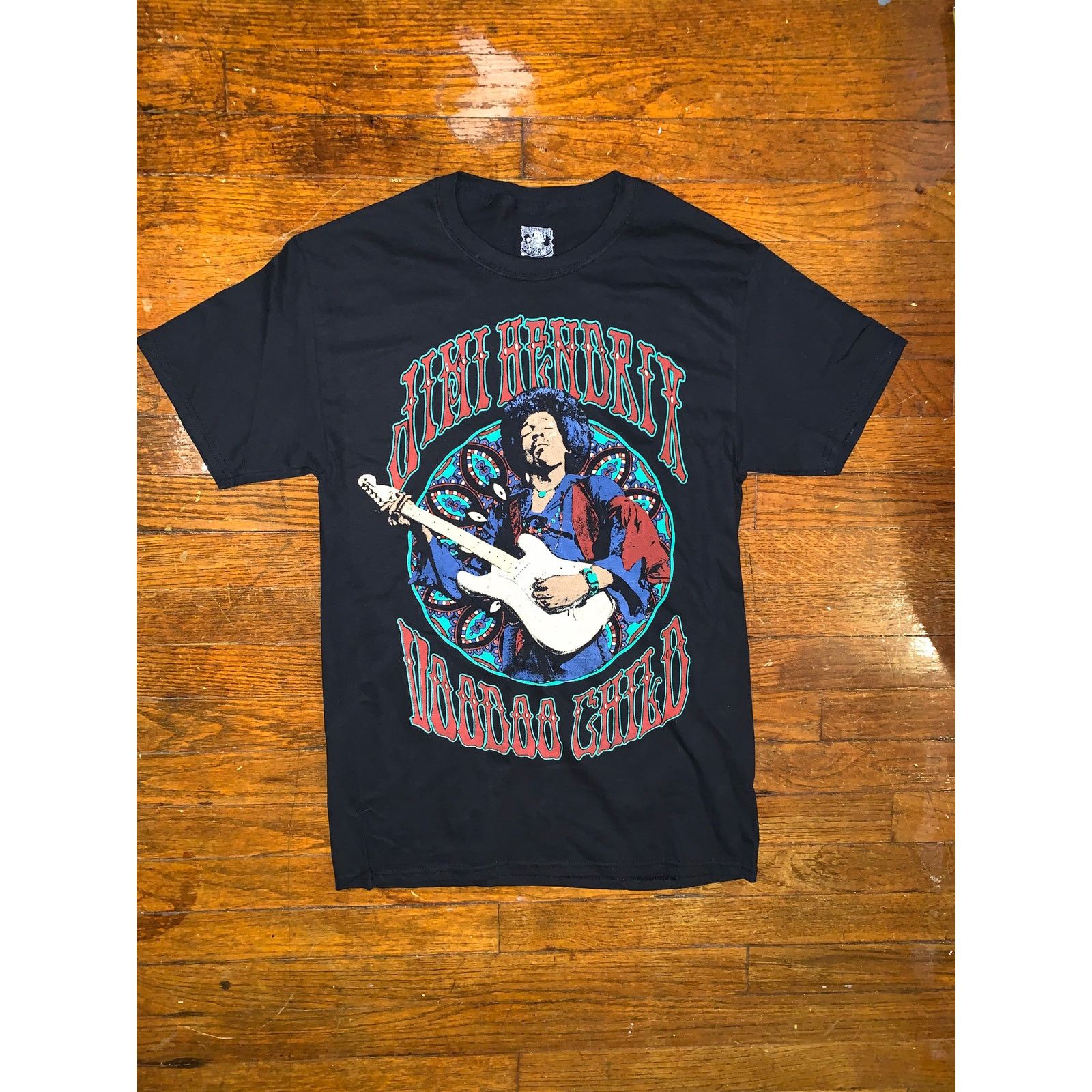 Band Tees × Jimi Hendrix Jimi Hendrix Voodoo Child T Shirt Small Psychedelic Tee Size US L / EU 52-54 / 3 - 2 Thumbnail