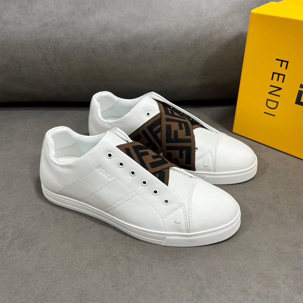 Fendi o1s1wg110125 Sneaker in White Size US 7 / EU 40 - 4 Thumbnail