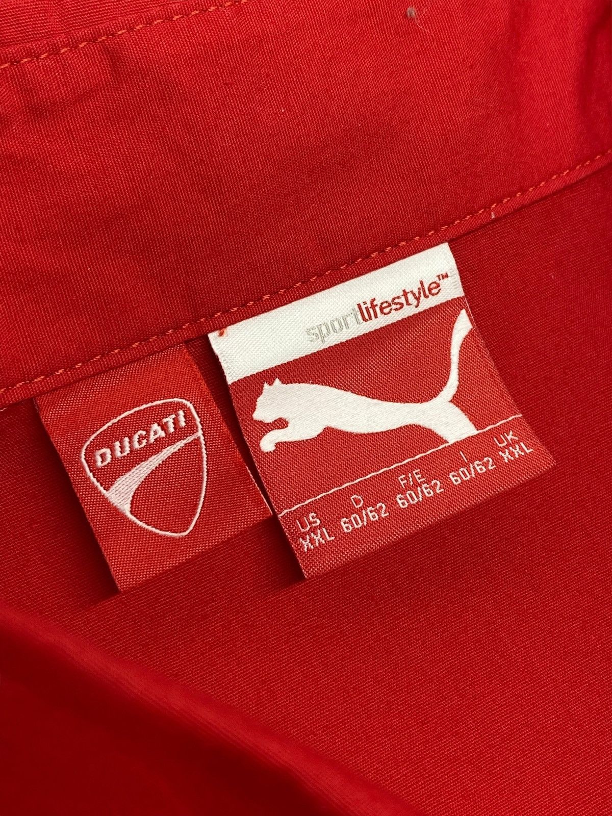 Puma 🔥 PUMA DUCATI TEAM ISSUE RACING Y2K HYPE PIT SHIRT Size US XXL / EU 58 / 5 - 16 Thumbnail