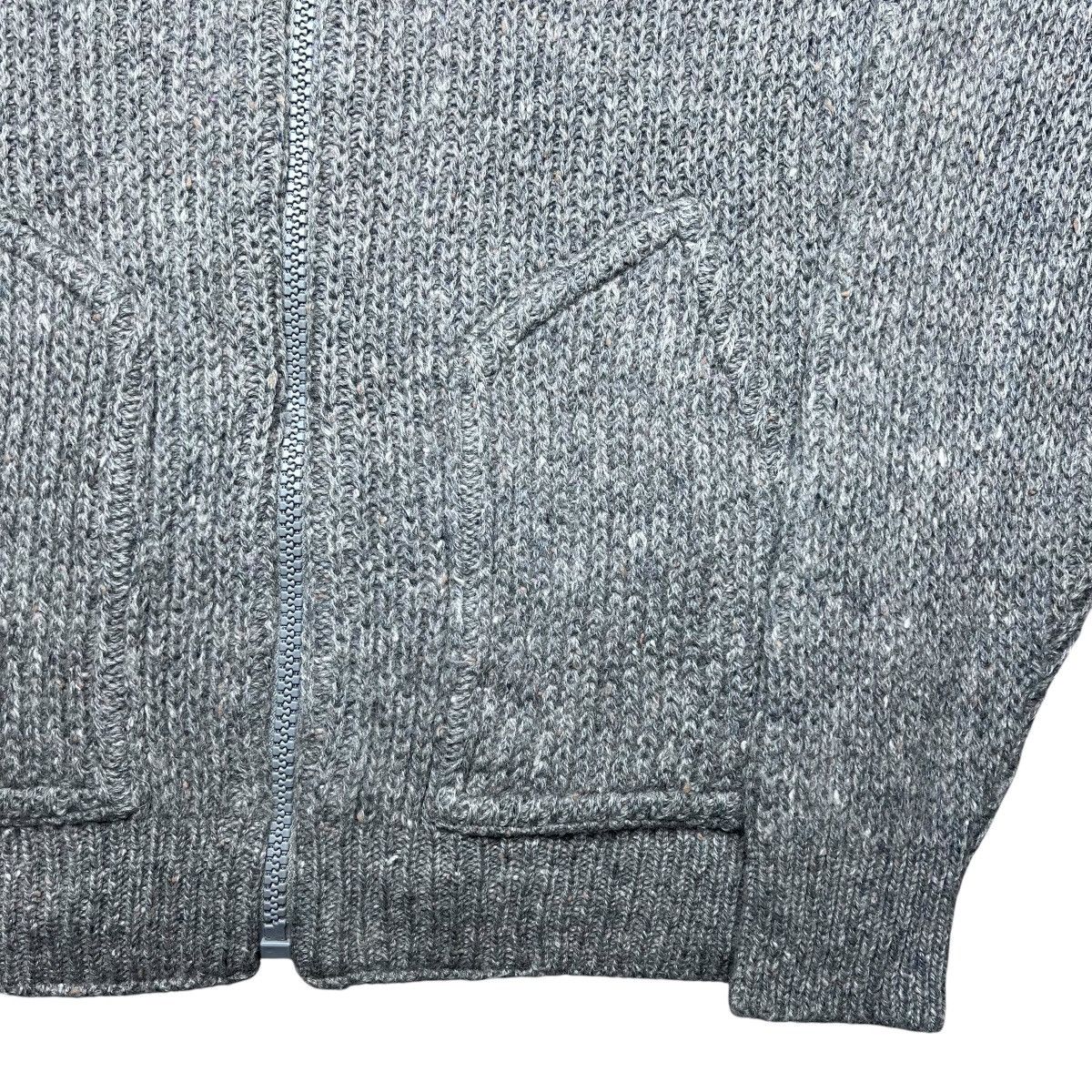 Pendleton × Vintage Vintage 80s Pendleton Shetland Wool Grey Zip Up Knit Sweater Size US M / EU 48-50 / 2 - 18 Thumbnail