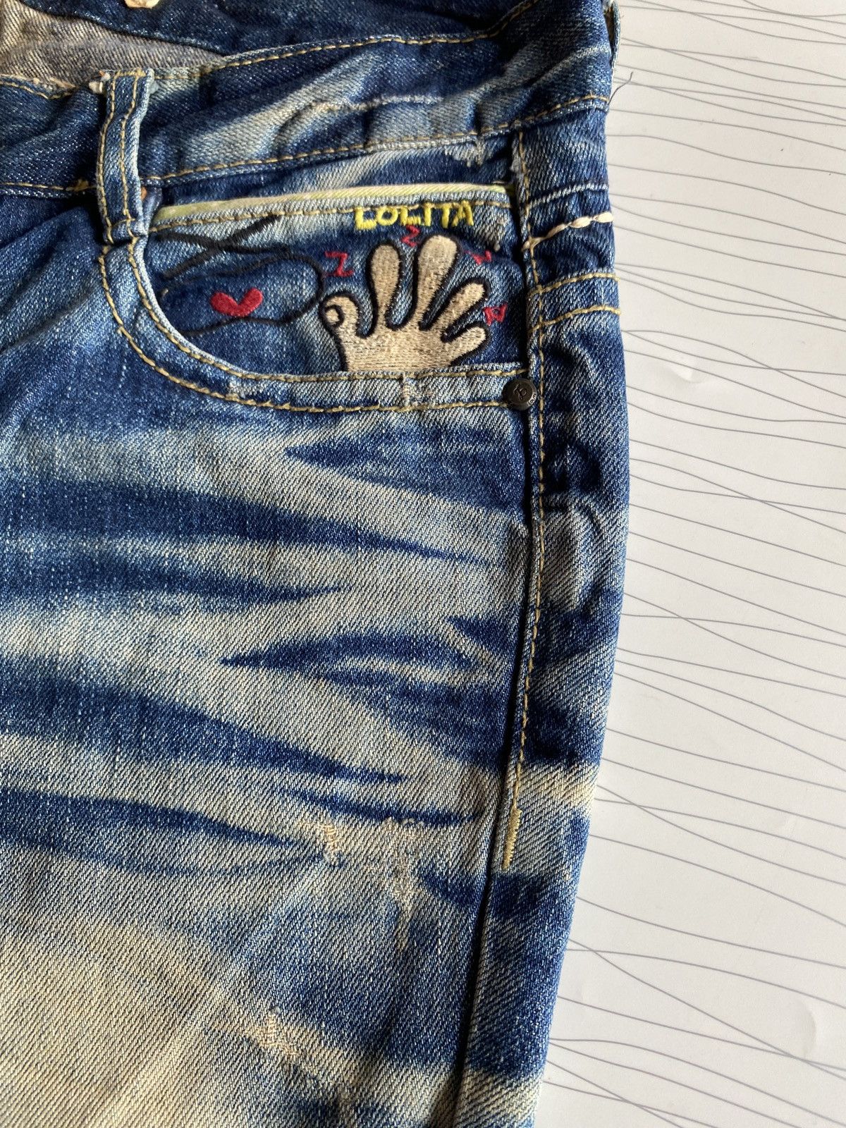 Lolita Jeans Rare Yoshitomo Nara X Lolita Jeans Children Play Size US 34 / EU 50 - 12 Thumbnail