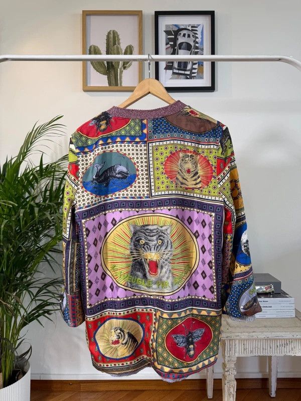 Gucci Gucci Wool Reversible Animal cardigan Size S / US 4 / IT 40 - 5 Thumbnail