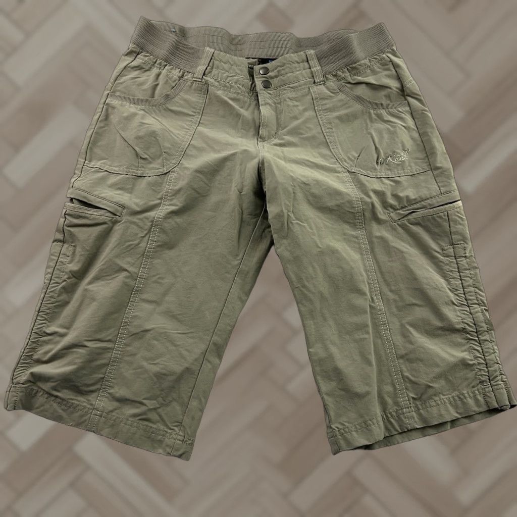 Vintage Kuhl Kontra Outdoor Hiking Pants Women's 12 Khaki Beige Zip Pockets Pants Womens 12 Khaki Beige Pockets Zip Kontra Outdoor Hiking Kuhl Size 34" / US 12 / IT 48 - 1 Thumbnail