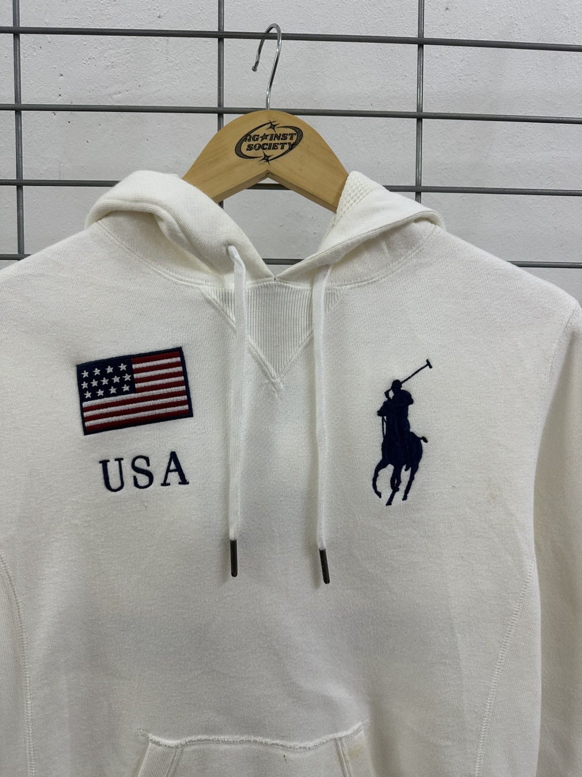 Polo Ralph Lauren Rare And Beautiful Vintage Polo Ralph Lauren USA Hoodie Size US S / EU 44-46 / 1 - 3 Thumbnail