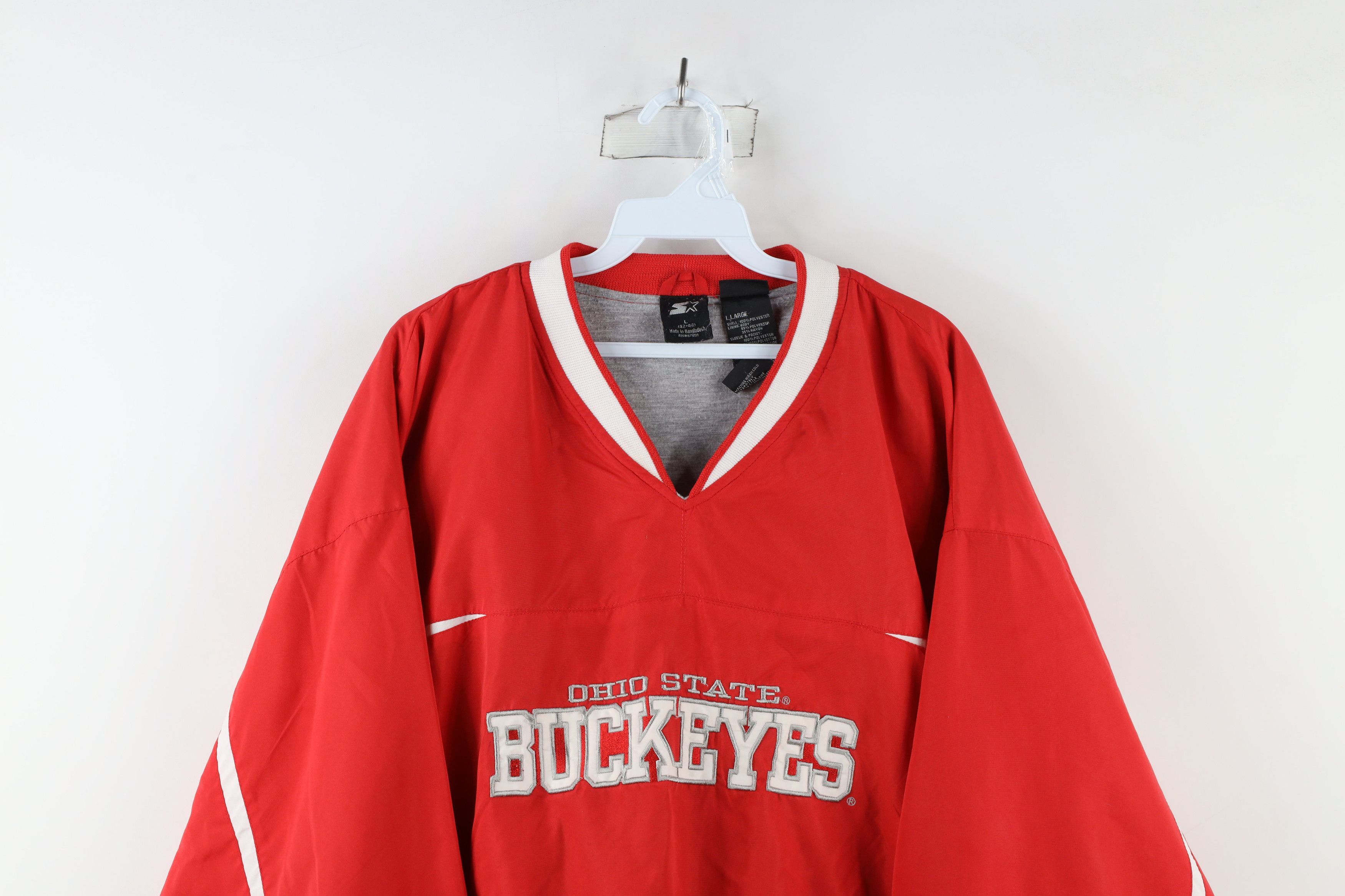Starter × Vintage Vintage Starter Ohio State University Lined Pullover Jacket Size US M / EU 48-50 / 2 - 2 Thumbnail