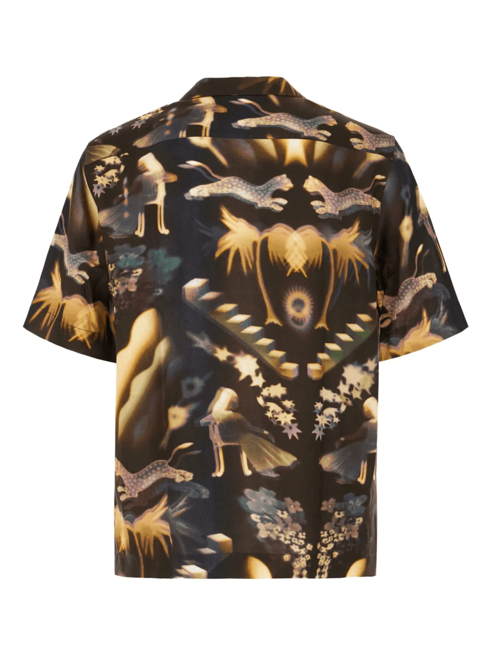Designer Men’s Printed Shirt – Short-Sleeve, Statement Design Size US L / EU 52-54 / 3 - 4 Thumbnail