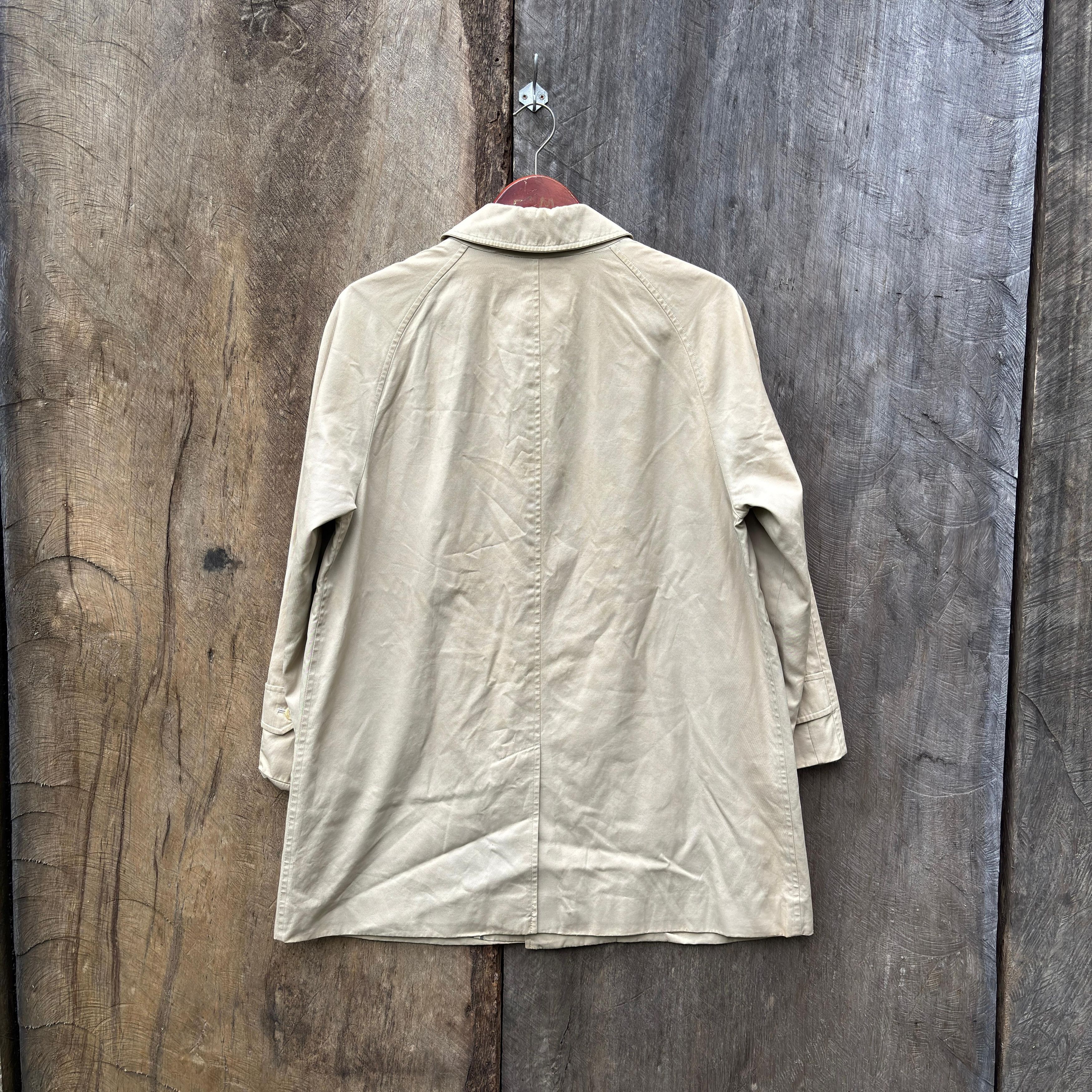 Burberry × Vintage Burberrys Vintage Cream Nova Check Trench Coat Size US M / EU 48-50 / 2 - 3 Thumbnail