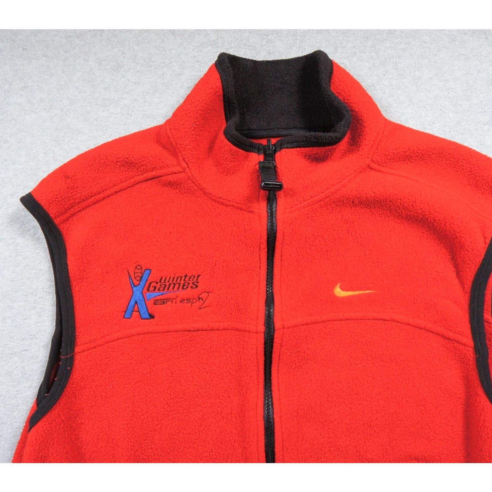 Nike ACG VINTAGE Nike ACG Jacket Mens Large Red Fleece Vest Winter XGames 90s Outdoors Nike ACG Bomber Jacket Full Zip Regular Fit 90s Outdoors Mens Red Size US L / EU 52-54 / 3 - 2 Thumbnail