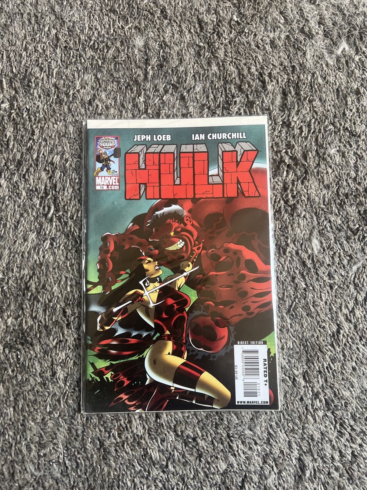 Marvel Comics 2009 Marvel Comics Hulk #15 Code Red Chapter Two: Collision Size ONE SIZE - 1 Thumbnail
